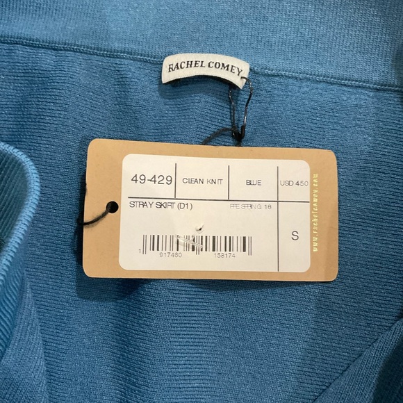 RACHEL COMEY RIBBED FLARE MIDI SKIRT - Picture 9 of 10